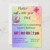 ga naar het vijfde jaar kaart (Voorkant)