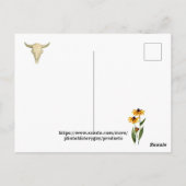 GA NAAR HET WESTEN BUFFALO GRAPPIGE WESTERSE THEMA BRIEFKAART (Achterkant)