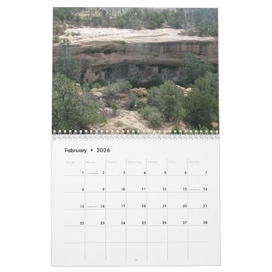 Ga naar het westen! kalender (Feb 2026)