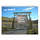 Ga naar het westen! kalender (Hoes)