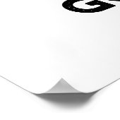 Ga naar huis of ga naar huis, grappig positief fru poster (Hoek)