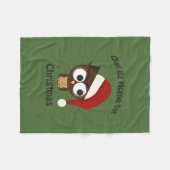Ga naar huis voor Kerstmis! Fleece Deken (Voorkant (Horizontaal))