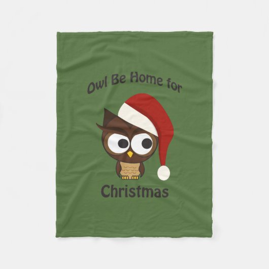 Ga naar huis voor Kerstmis! Fleece Deken (Voorkant)