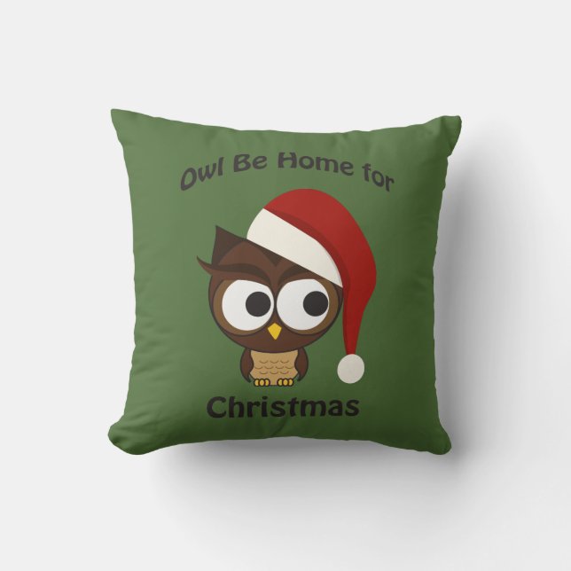 Ga naar huis voor Kerstmis! Kussen (Voorkant)
