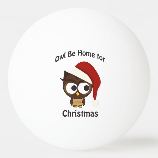 Ga naar huis voor Kerstmis! Pingpongbal (Voorkant)