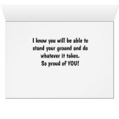 GA NAAR IT-KAART, NOOIT ENCOURAGEMENT (Binenzijde Horizontaal (Onderkant))