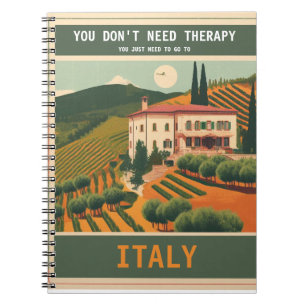 "ga naar Italië" Notitieboek