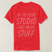 Ga naar je Studio en maak een grappige artiest T-shirt (Design voorkant)
