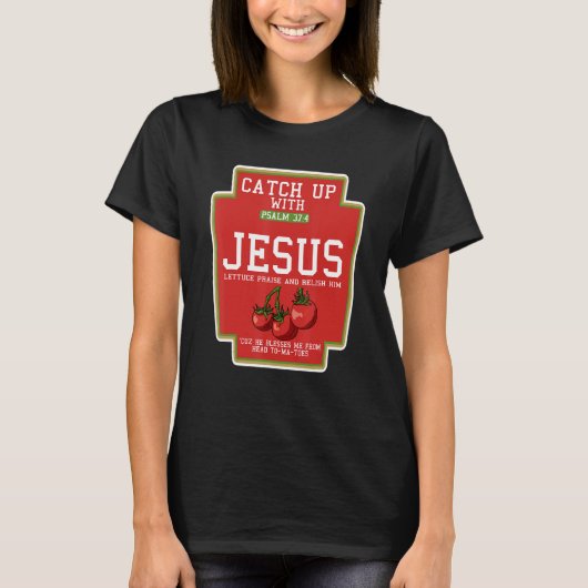 Ga naar Jezus Lazy Halloween Costume Pun Chr T-shirt (Voorkant)