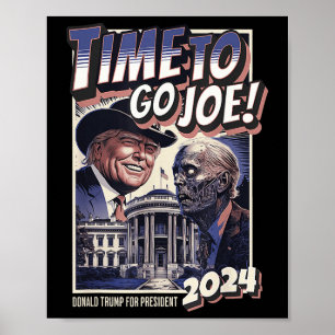 Ga naar Joe Funny Pro Trump & Zombie Biden 202 Poster