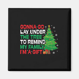 Ga naar Lay onder de boom Funny Family Kerstmis Magneet