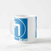 ga naar links koffiemok (Voorkant links)
