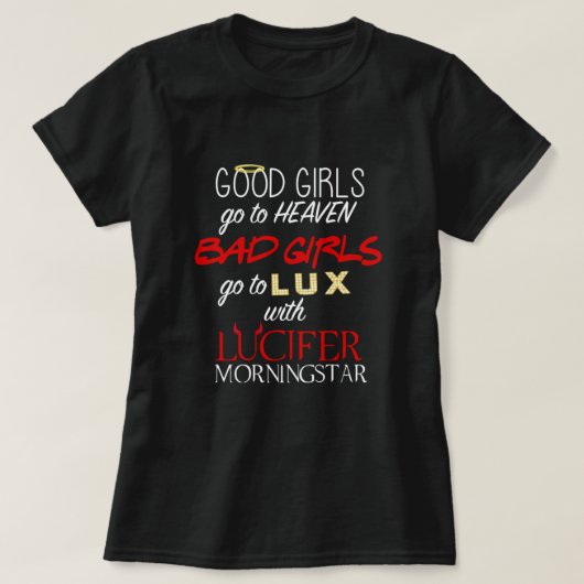 Ga naar Lux met Lucifer T-shirt (Design voorkant)
