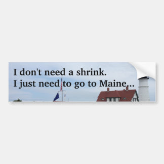 Ga naar Maine bumpersticker. Ontbrekende Maine Bumpersticker