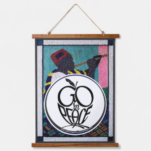 GA naar PEACE Wall Topper Hanging Tapestry Hangend Wandkleed