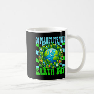 Ga naar planeet aarde dag cute aarde natuur liefhe koffiemok