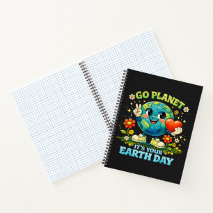 Ga naar Planeet Het is jouw Aardedag groen Notitieboek