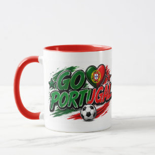 GA NAAR PORTUGAL Fan   Portugese trots Voetbal Mok