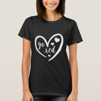 Ga naar Rode Hartziekte Bewustzijn Geschenken Voor T-shirt