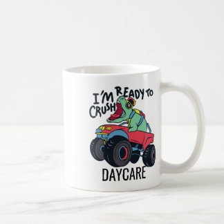 Ga naar school Ik ben klaar om de kinderwagen te v Koffiemok