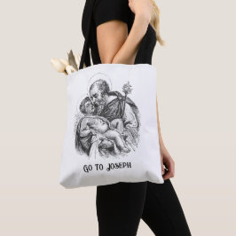 Ga naar St. Joseph Baby Jesus Religious Tote Bag
