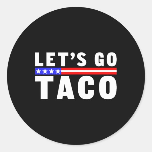 Ga naar Taco5 Ronde Sticker (Voorkant)