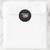 Ga naar Taco 27 Ronde Sticker (Tas)