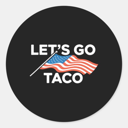 Ga naar Taco 27 Ronde Sticker (Voorkant)