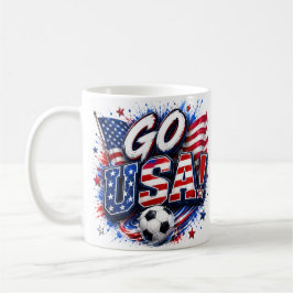 Ga naar USA Patriotische Voetbal Fan Mok | Amerika
