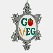 Ga naar Veg Tin Sneeuwvlok Ornament (Links)