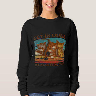 Ga naar Verliezer We Gaan Tacos Katten Vintage Dri Trui
