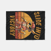 Ga naar Victory Funny Cat Baseball Sunset Vinta Fleece Deken (Voorkant (Horizontaal))