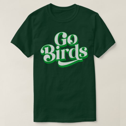 Ga naar vogels 1 t-shirt (Design voorkant)
