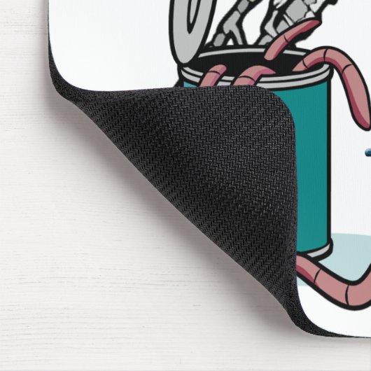 Ga naar voren, open een blik van Worms Mousepad Muismat (Hoek)