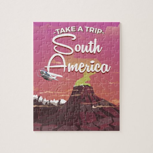 Ga naar Zuid-Amerika Legpuzzel (Verticaal)