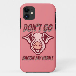 GA NIET BACON MIJN HARTELIJK KWEEKJE VAN HET HARTE Case-Mate iPhone CASE