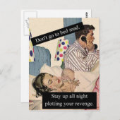 Ga niet Gek naar bed Briefkaart (Voorkant / Achterkant)