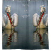 Ga niet in m'n gelukkige plaats. Shower Curtain Douchegordijn (Voorkant)