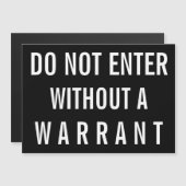 GA NIET IN ZONDER EEN GARANTIE (Voorkant / Achterkant)