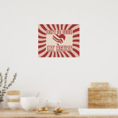 Ga niet naar BACON, mijn hart Poster (Keuken)