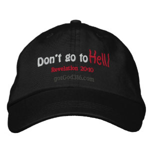 Ga niet naar de hel! gotGod316.com Schrift Pet