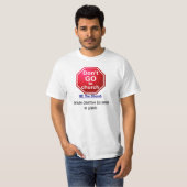 Ga niet naar de kerk, BE de kerk T-shirt (Voorkant volledig)