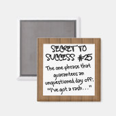 Ga niet naar de werksteen magneet (Voorkant / Achterkant)