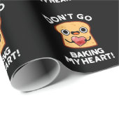 Ga niet naar mijn hart laffe brood lezen cadeaupapier (Rol Hoek)