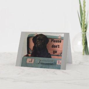 **GA NIET NAAR**. MOETEN WE ZEGGEN *GOODBYE?* KAART