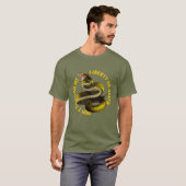 Ga niet op me af Gadsden Flag 2e Amendement T-shirt (Voorkant volledig)