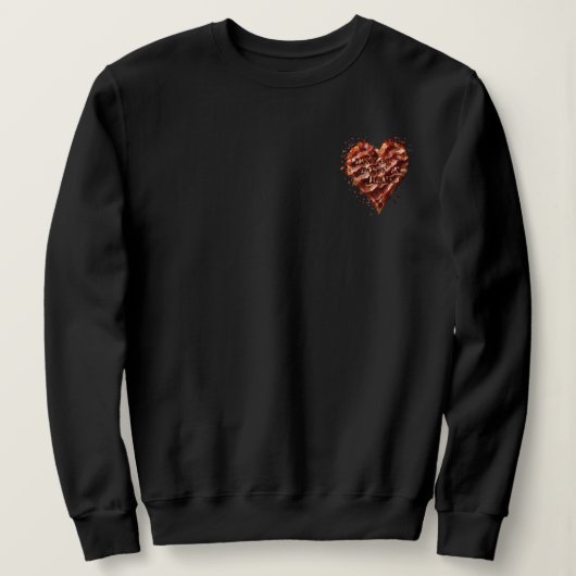 Ga niet op mijn hart, grappig trui (Design voorkant)