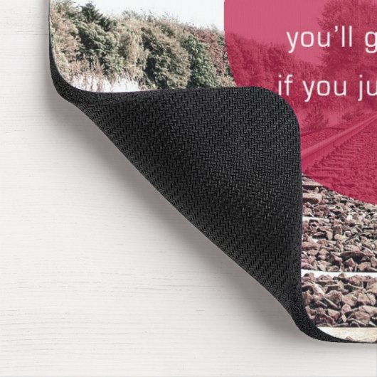 Ga niet op zijn plaats zitten | Motivatie prijsopg Muismat (Hoek)