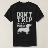 Ga niet over mijn Humor Gezegde Pet T T-shirt (Design voorkant)