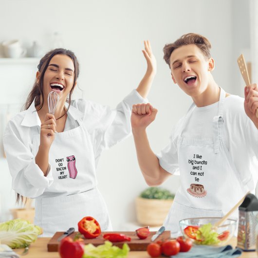 Ga niet spek op mijn hart Schort